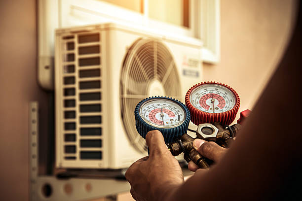 Professional Furnace Repair technician working in East Waterboro, ME